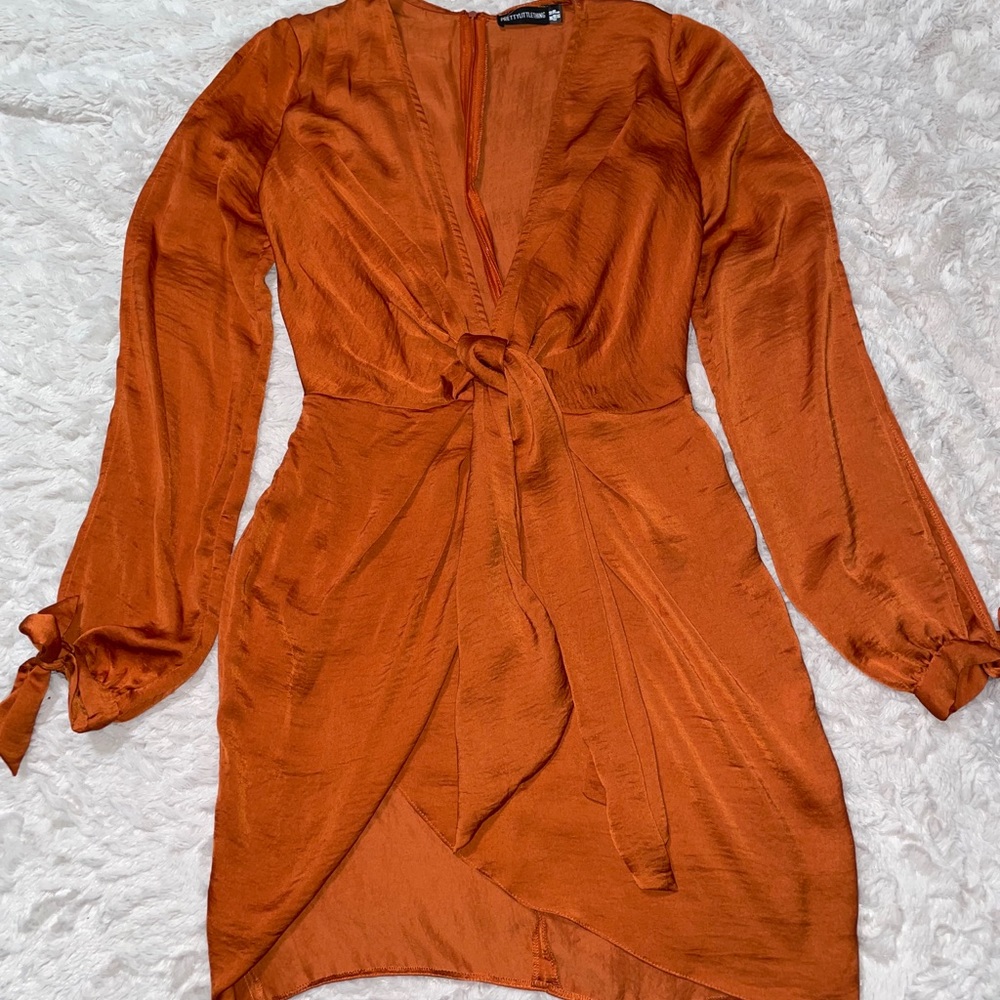 Rust Mini Dress